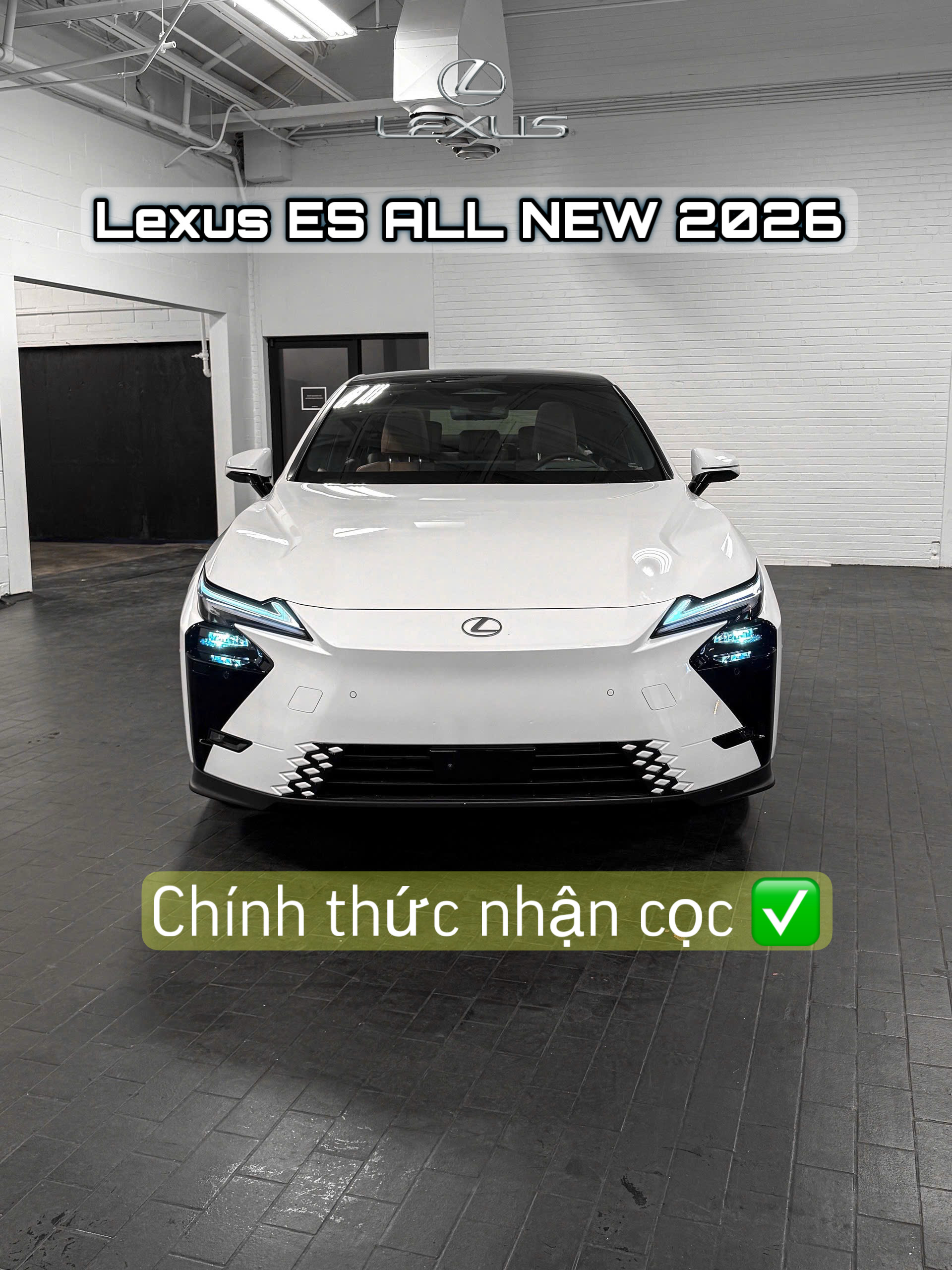 Lexus ES ALL NEW 2026 chính thức nhận cọc tại Việt Nam