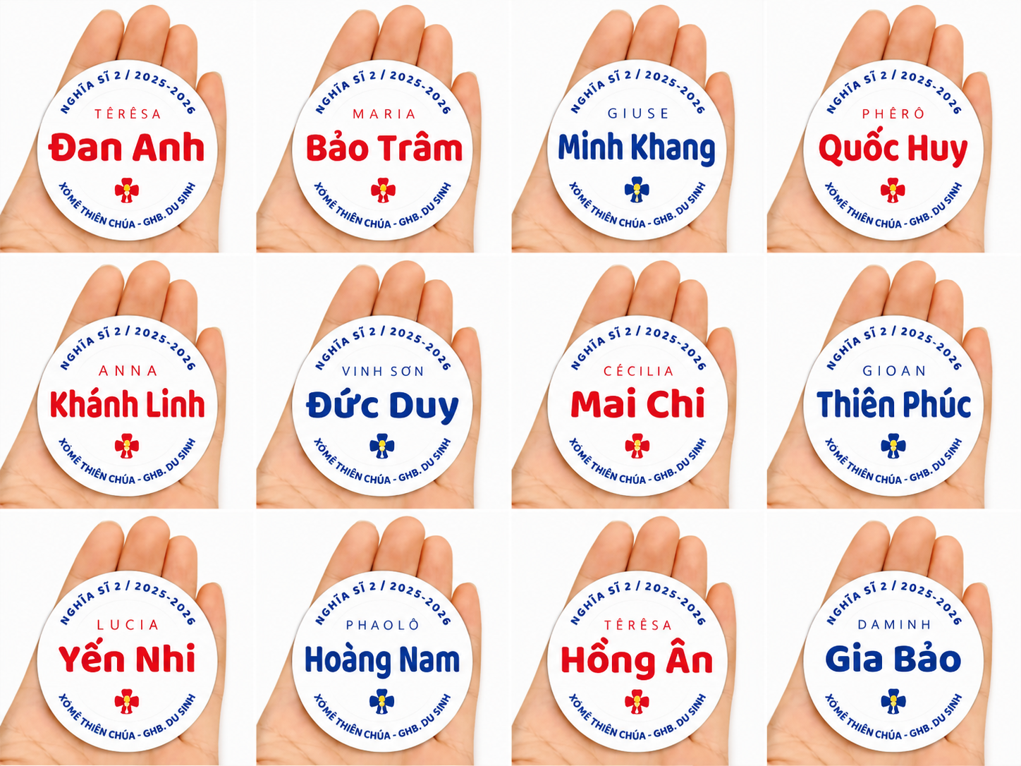 HUY HIỆU GÀI ÁO CÔNG GIÁO