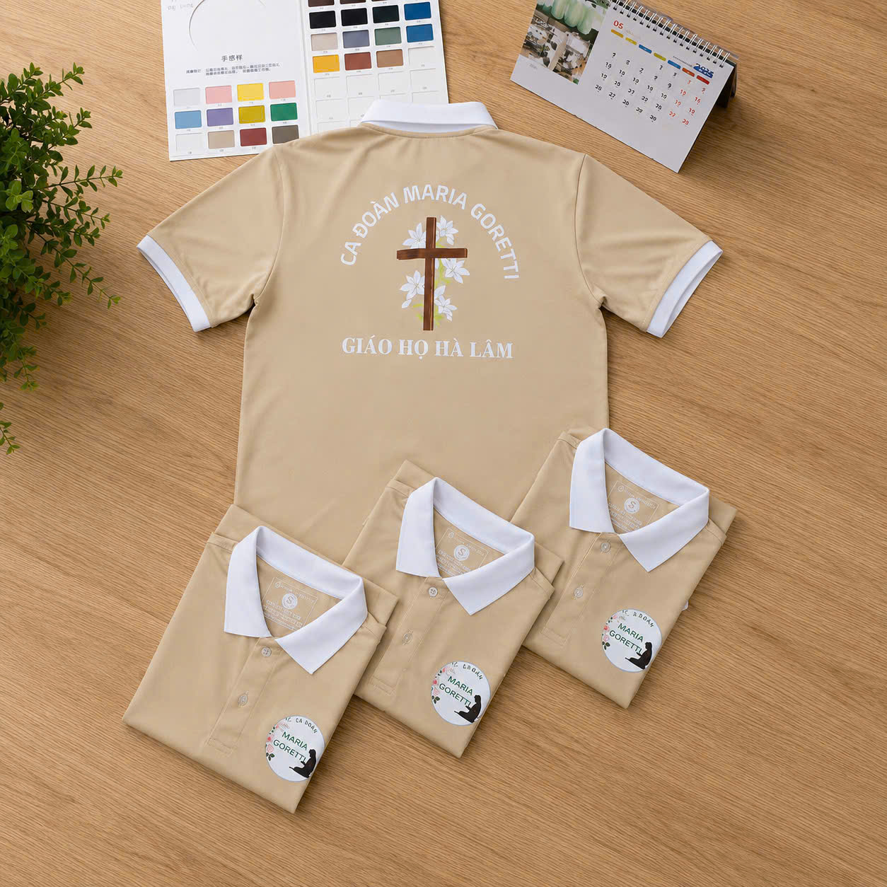 MẪU ÁO CA ĐOÀN MARIA GIÁO HỌ HÀ LẦM
