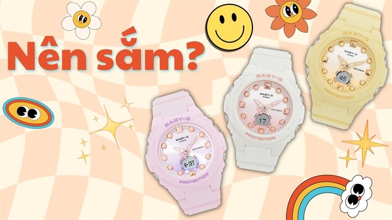 Dòng sản phẩm BABY-G đến từ Casio, dòng đồng hồ thời trang cho nữ mà bạn nên sắm