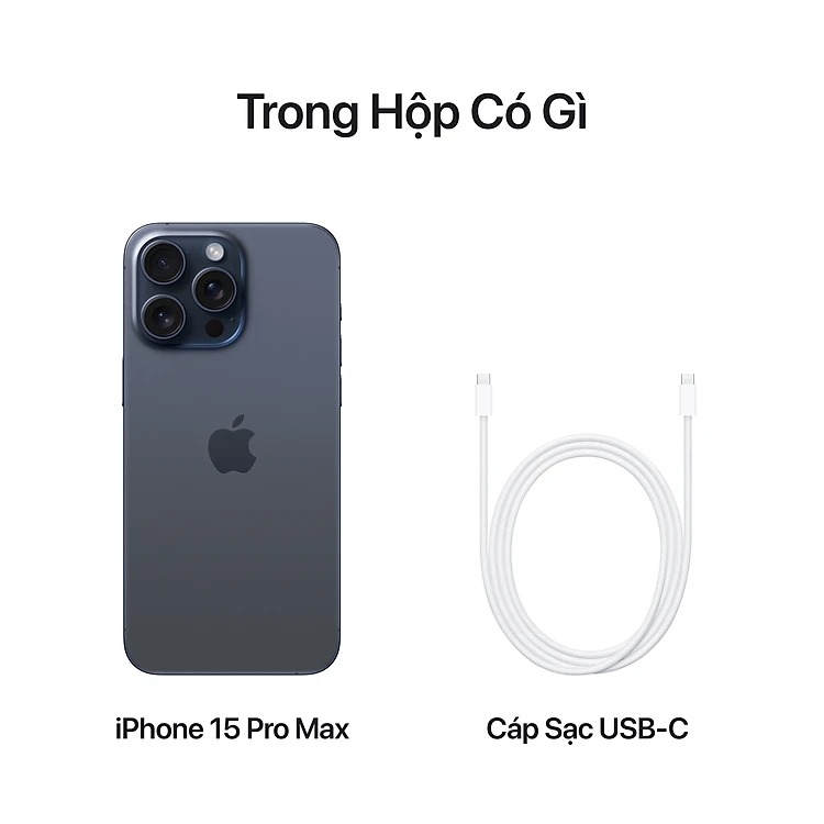 iPhone 15 Pro Max Titan Xanh 256g