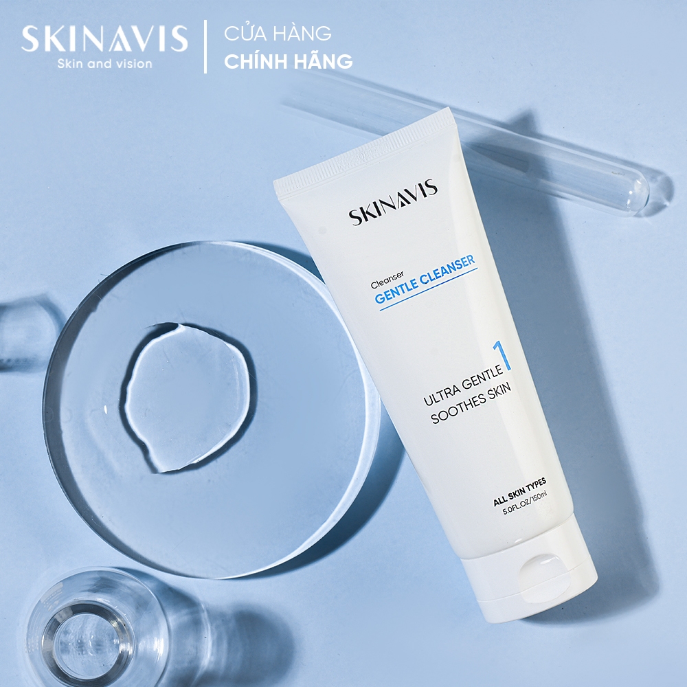 Sữa rửa mặt Skinavis Gentle Cleanser - Sữa rửa mặt làm sạch sâu dịu nhẹ - 150ml