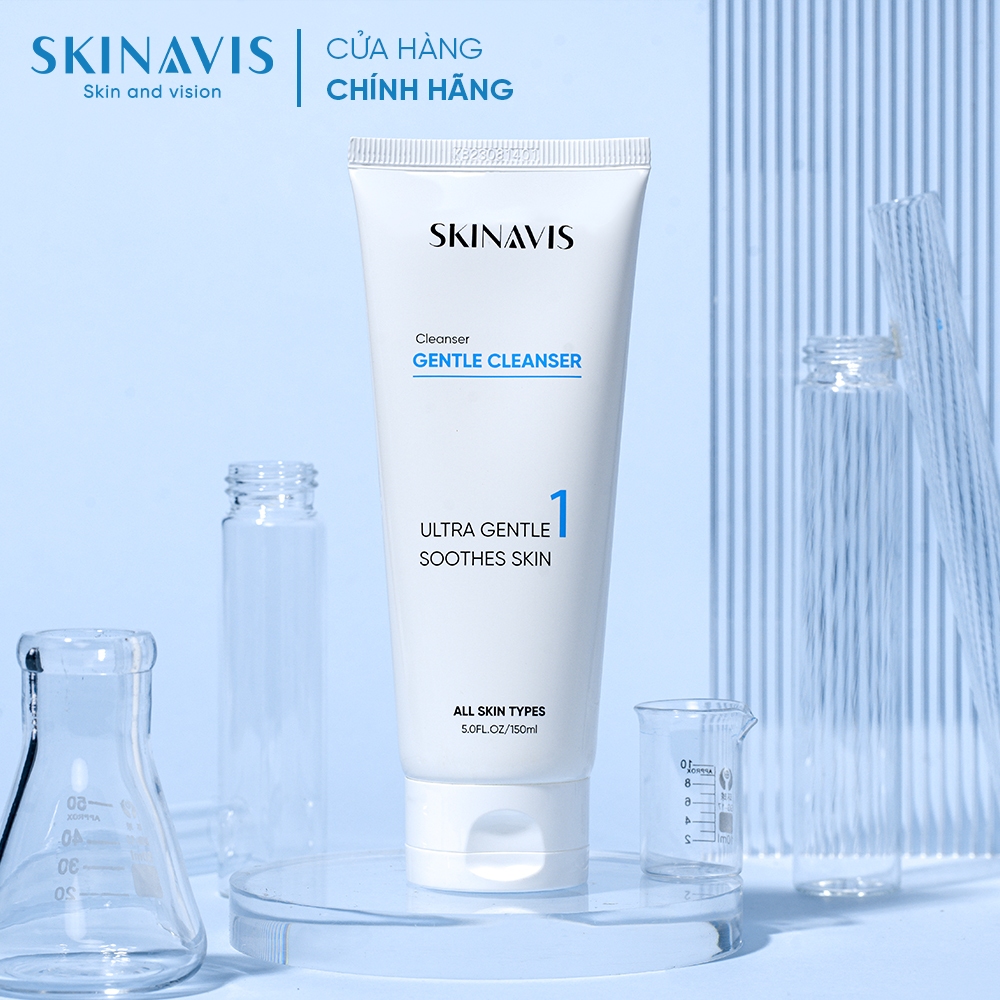 Sữa rửa mặt Skinavis Gentle Cleanser - Sữa rửa mặt làm sạch sâu dịu nhẹ - 150ml
