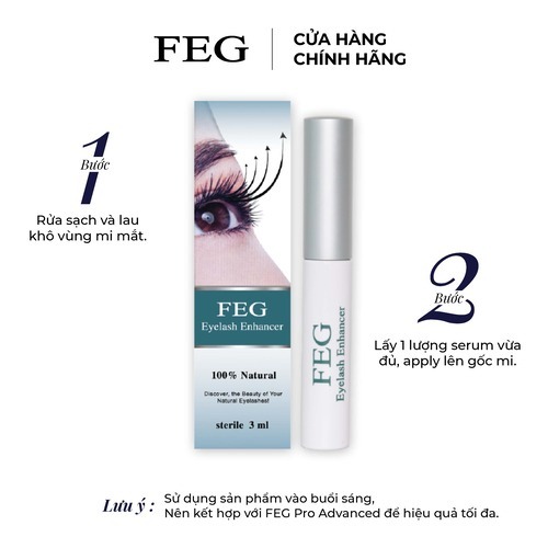 Dưỡng Mi Toàn Diện FEG Eyelash Enhancer Ban Ngày