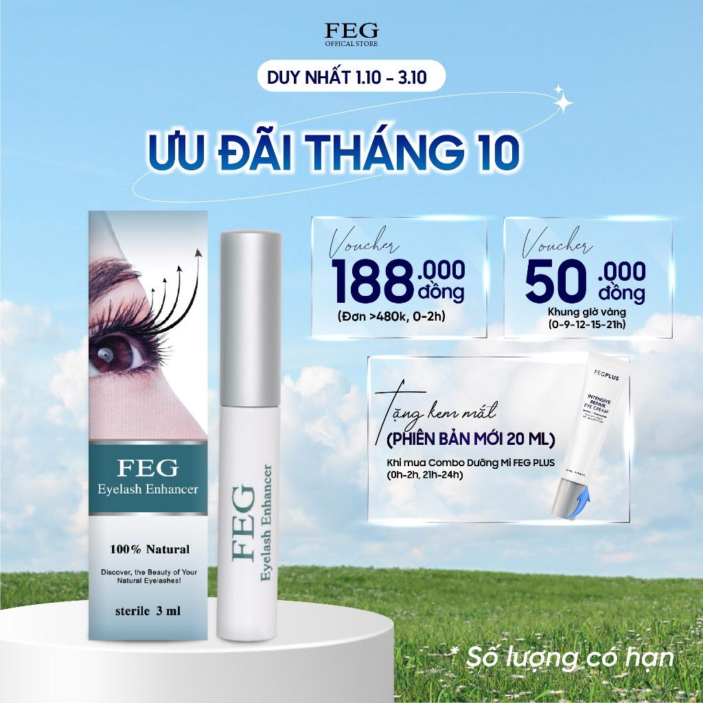 Dưỡng Mi Toàn Diện FEG Eyelash Enhancer Ban Ngày