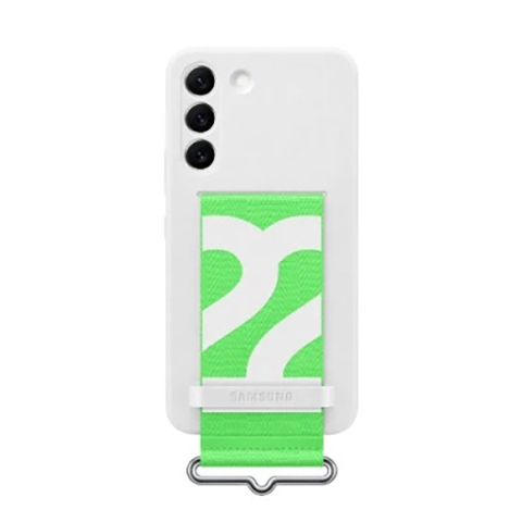 Ốp lưng Samsung Galaxy S22 Trắng Silicone Cover with Strap
