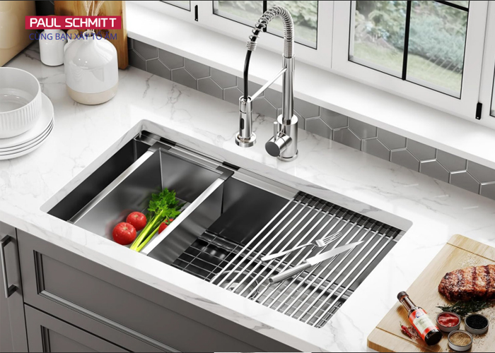 Kinh Nghiệm Chọn Chậu Rửa Bát Inox Bền Đẹp, Chống Gỉ, Dễ Vệ Sinh