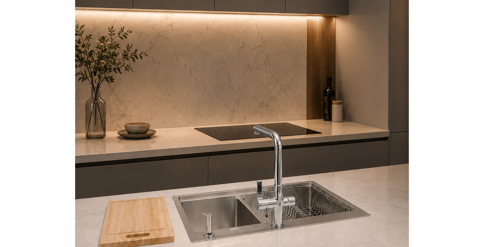 Vòi rửa inox vs vòi sơn tĩnh điện màu đen/matte – cái nào bền hơn sang hơn?