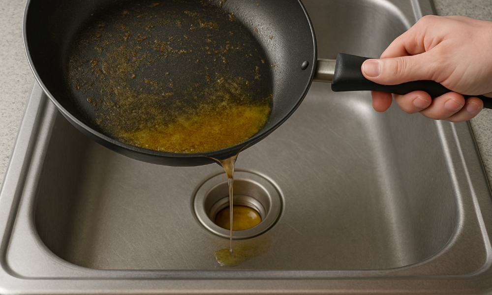 5 Sai lầm khi rửa bát khiến dầu mỡ quay ngược vào vòi