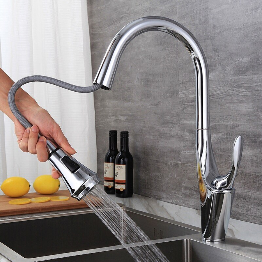 Dây rút – Trái tim của vòi rửa bát kéo dây