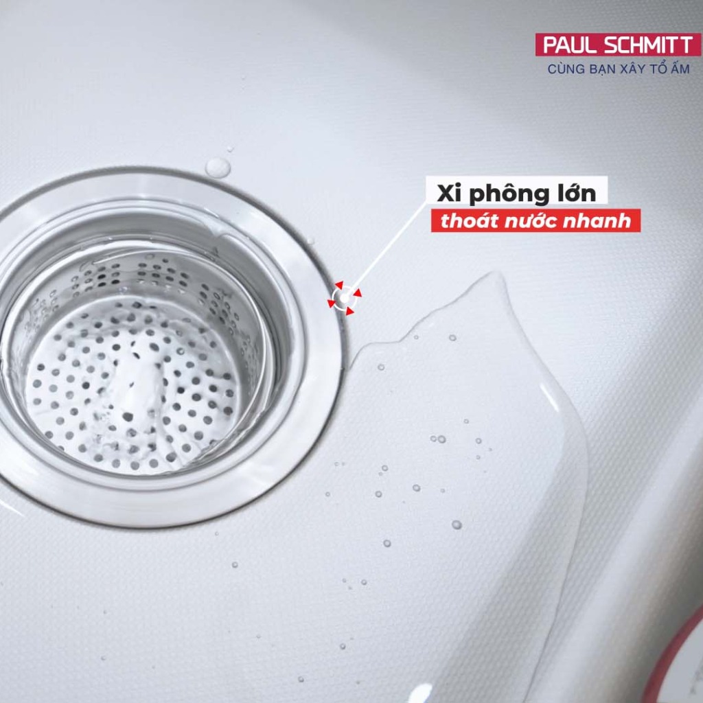 Chậu rửa bát Paul Schmitt PAM7043-UDE