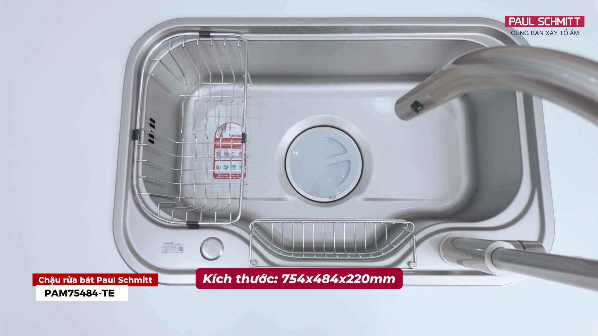 Chậu rửa bát Paul schmitt PAM75484-TE