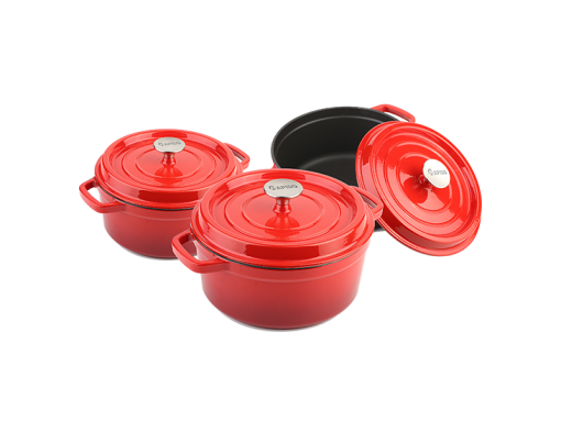 Bộ nồi gang đúc tráng men Rapido RK202224