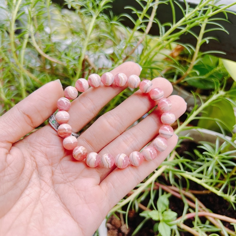 Vòng Tay Đá Mã Não Hoa Anh Đào