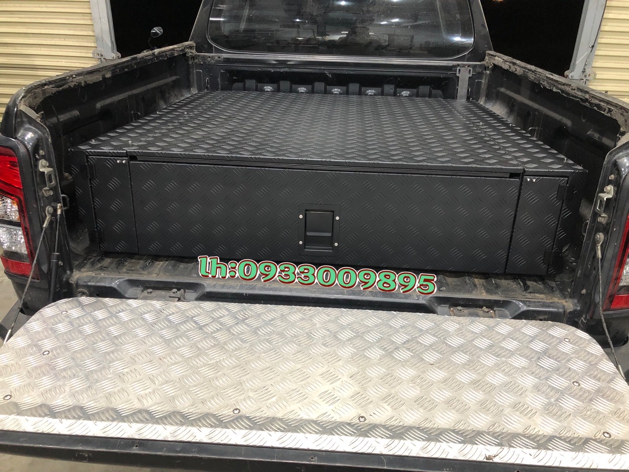 Ngăn kéo nhôm cho xe bán tải ( mẫu full thùng)