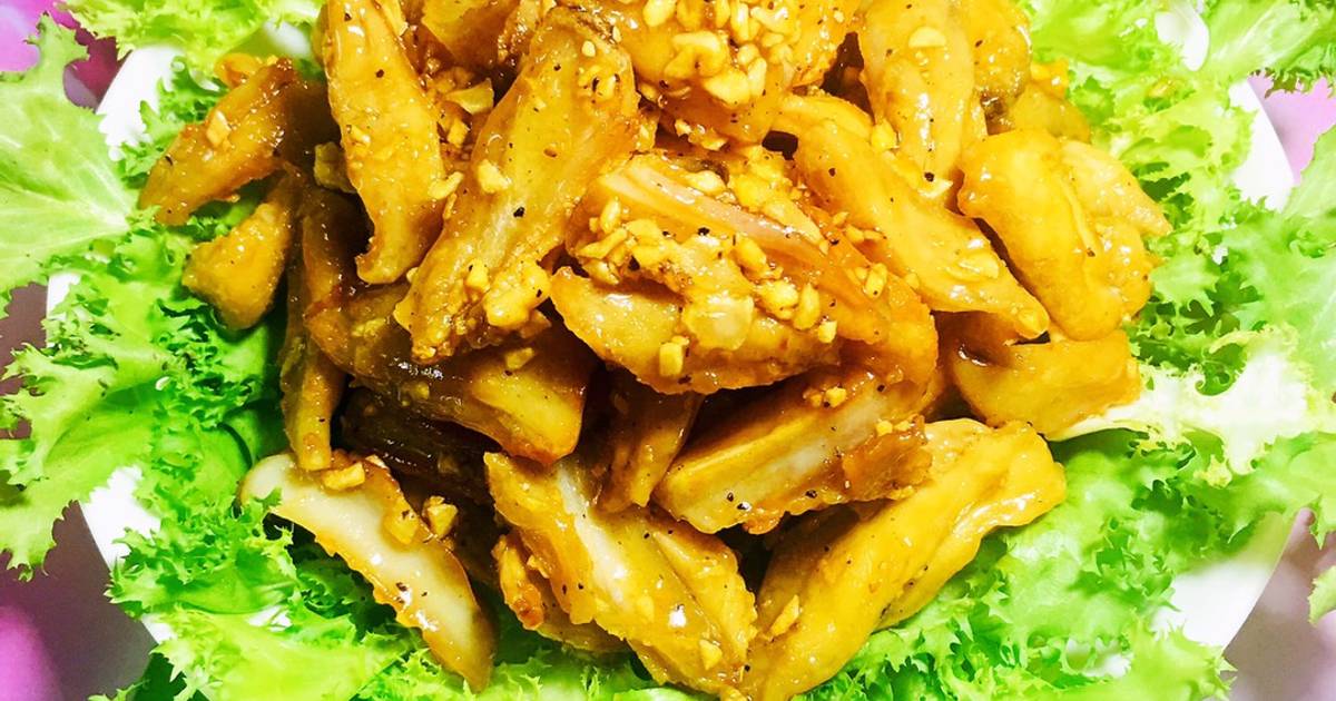 sun ức gà chiên nước mắm ngon hết sẩy