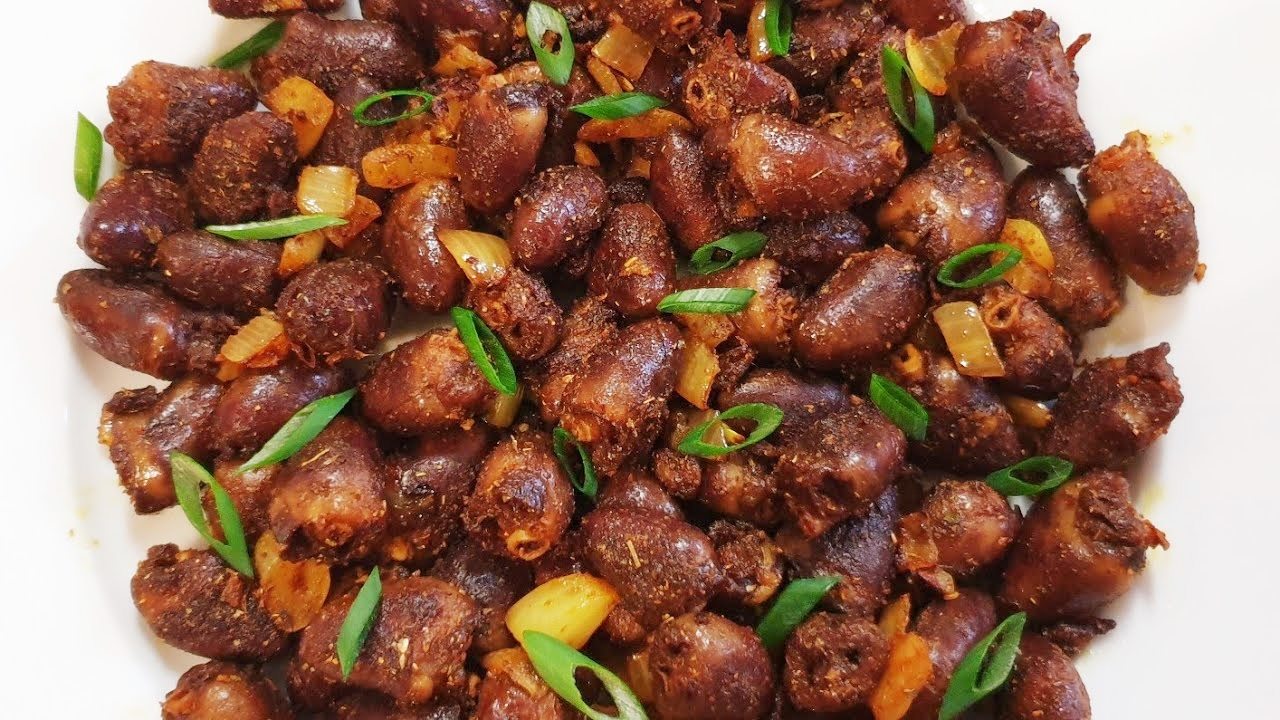 tim gà chiên giòn