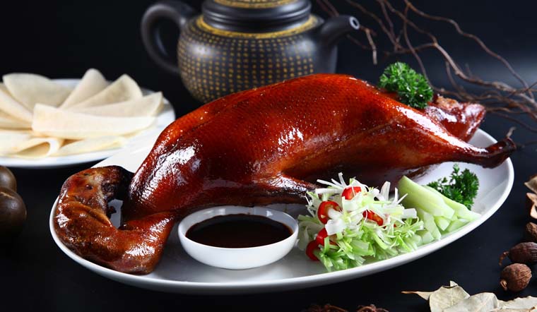 Vịt nguyên con làm sẵn - vịt quay bắc kinh