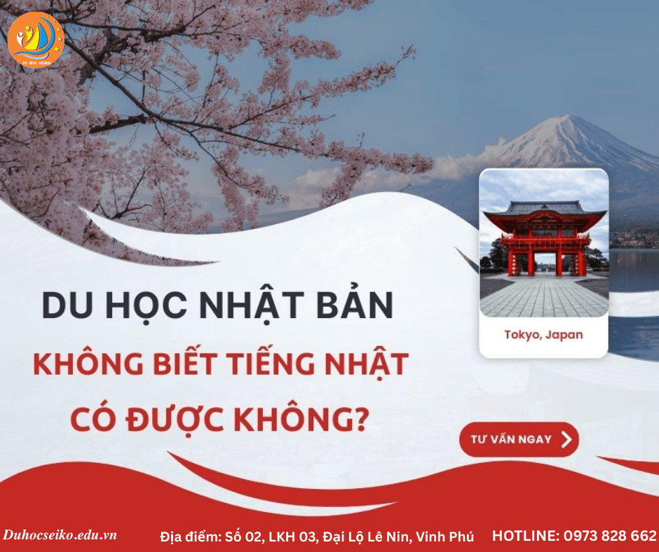 DU HỌC NHẬT BẢN - KHÔNG BIẾT TIẾNG NHẬT CÓ ĐƯỢC KHÔNG?