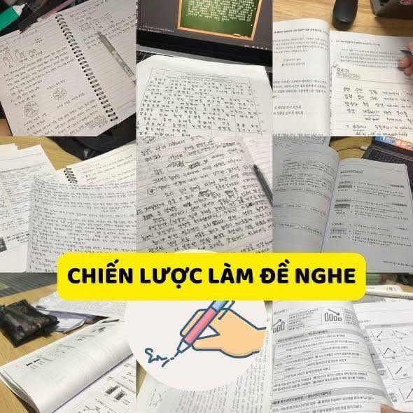 BÍ QUYẾT LÀM BÀI THI TOPIK NGHE (토픽 듣기) TRONG PHÒNG THI ĐẠT 98-100 ĐIỂM
