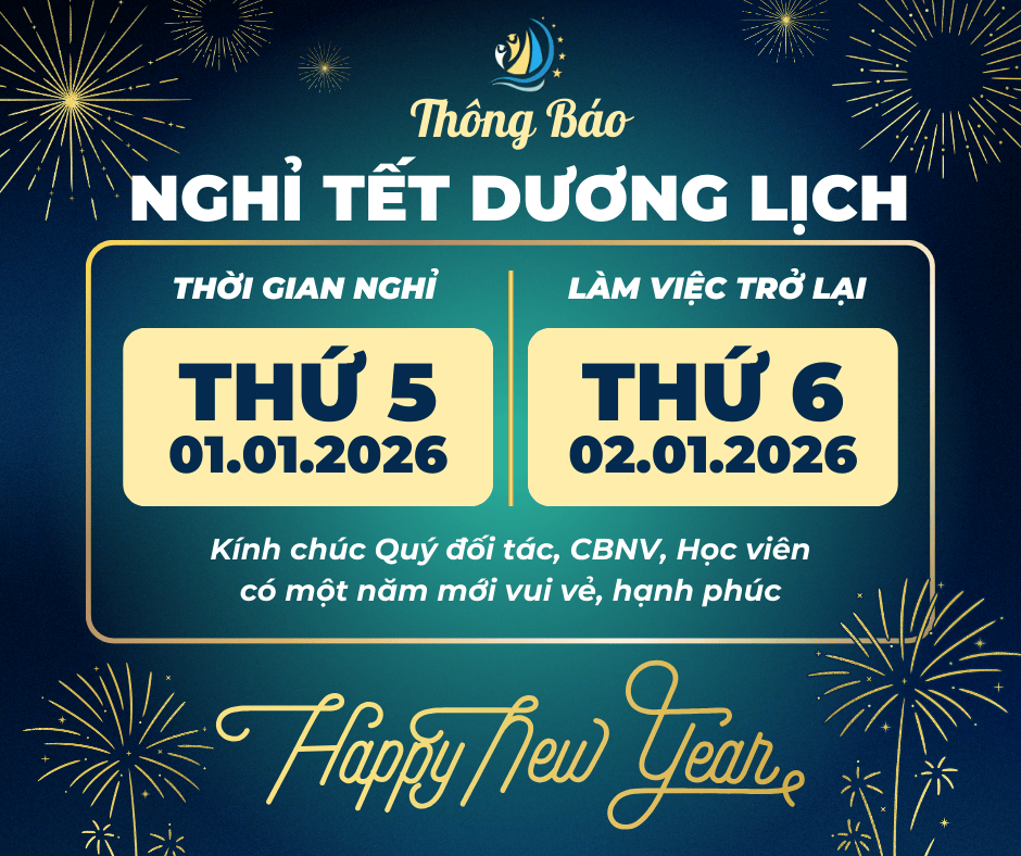 THÔNG BÁO LỊCH NGHỈ TẾT DƯƠNG LỊCH 2026