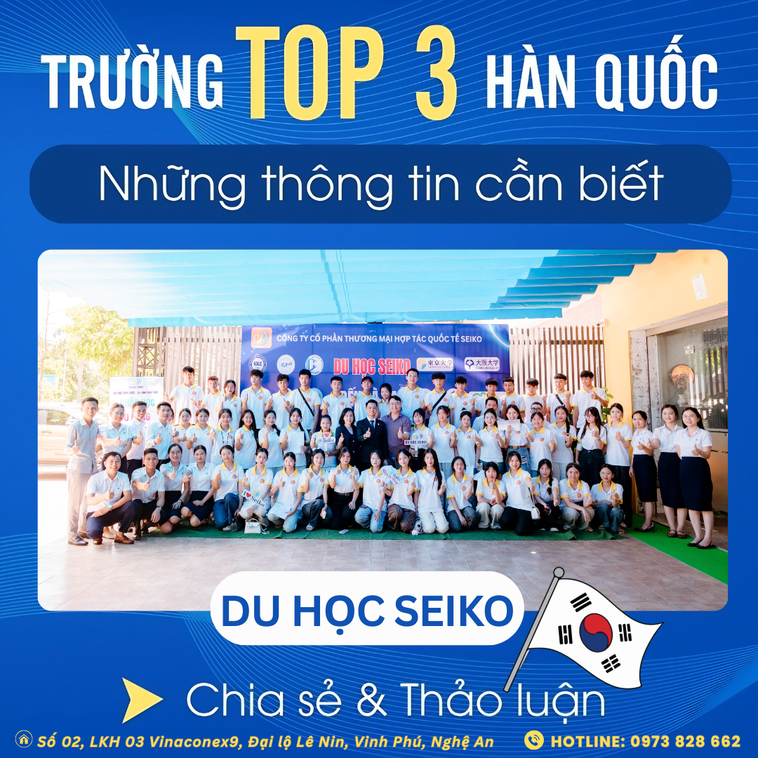 Trường TOP 3 HÀN QUỐC 2026 [ Danh Sách CHI TIẾT Cập Nhật Mới Nhất ]
