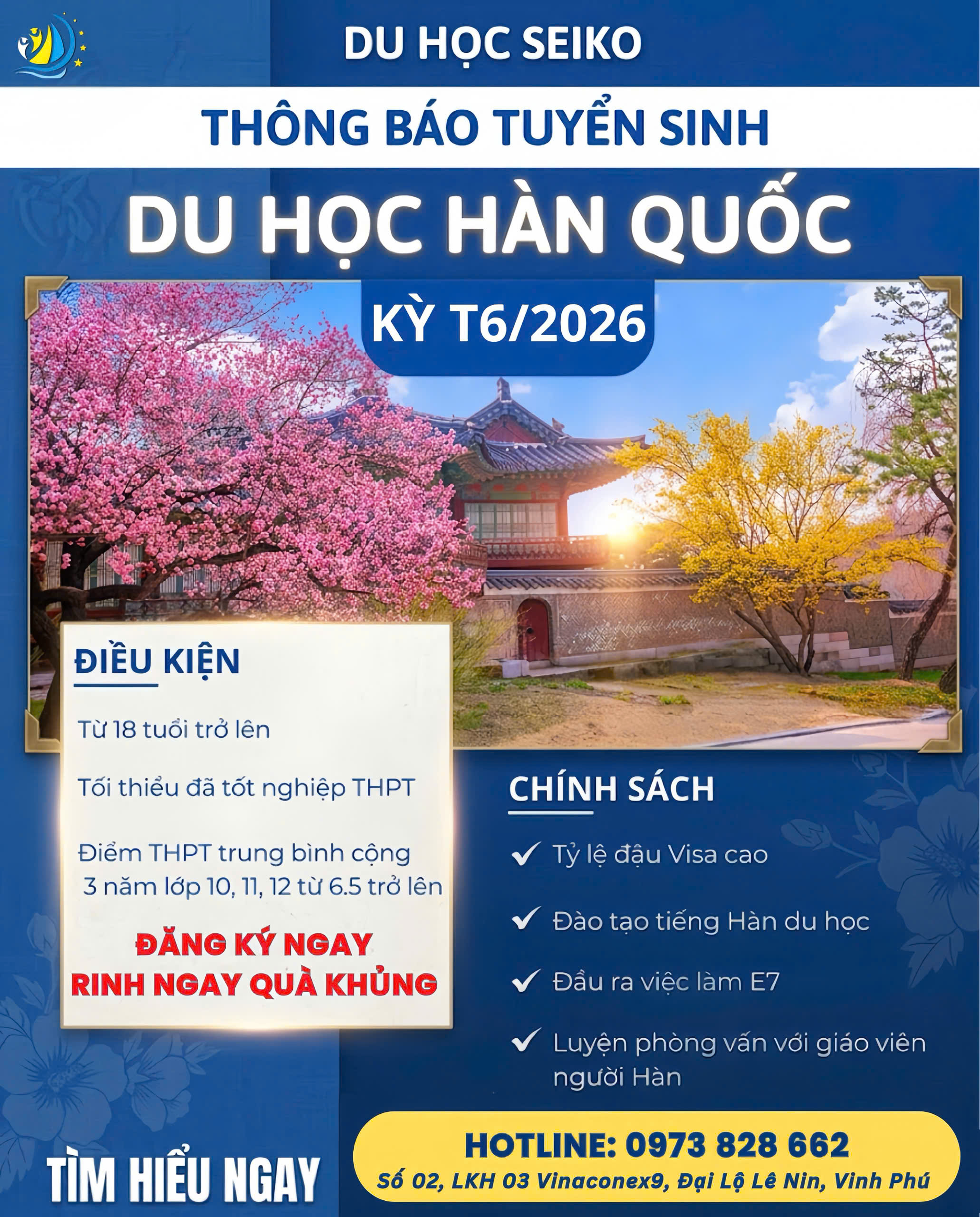 🌸 HÀN QUỐC KỲ THÁNG 6/2026: ĐỪNG CHỈ MƠ ƯỚC, HÃY BẮT ĐẦU HÀNH TRÌNH TỰ DO TỰ TẠI! 🌸
