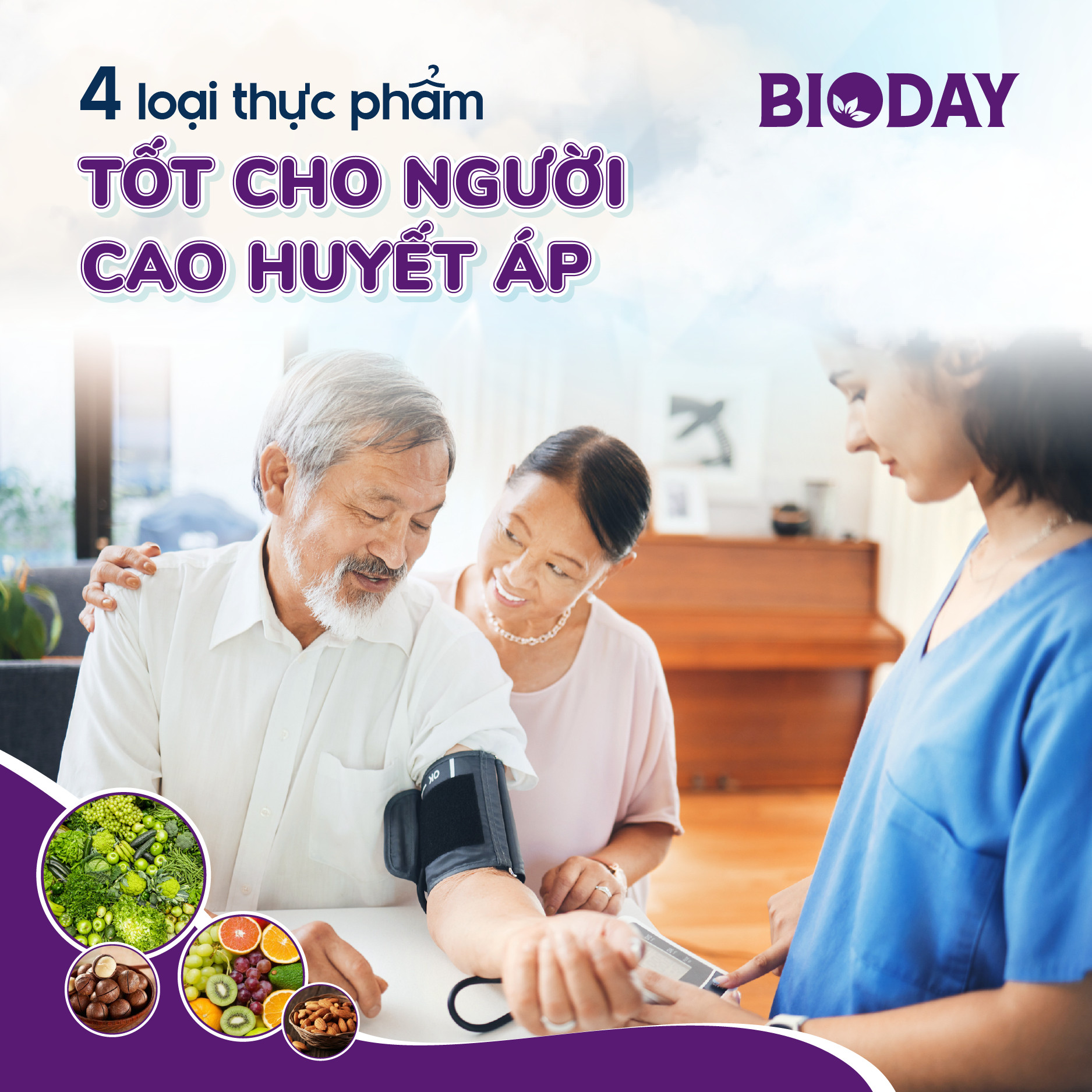 Thực phẩm dành cho người cao huyết áp