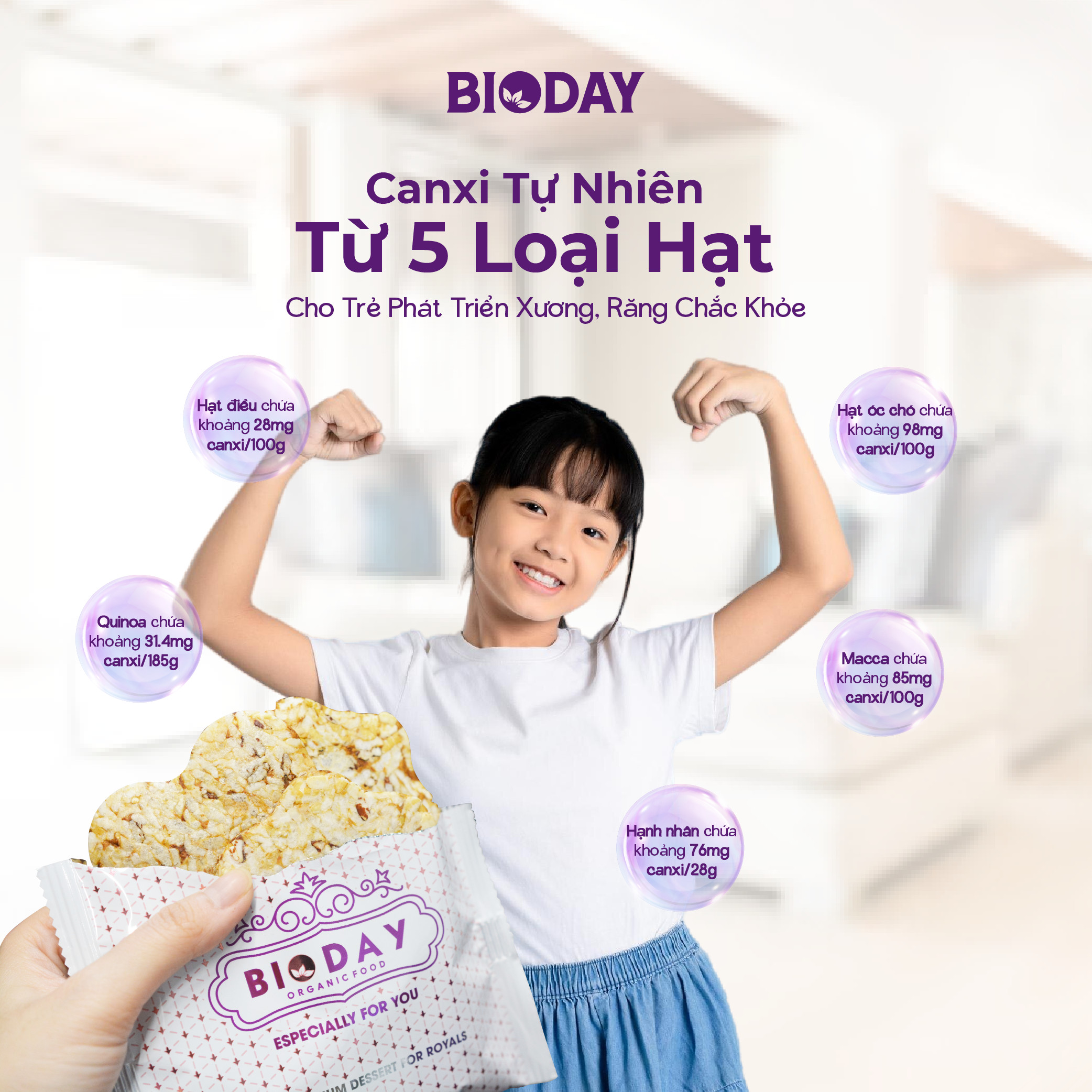 6 THÀNH PHẦN BỔ SUNG CANXI CÓ TRONG BIODAY