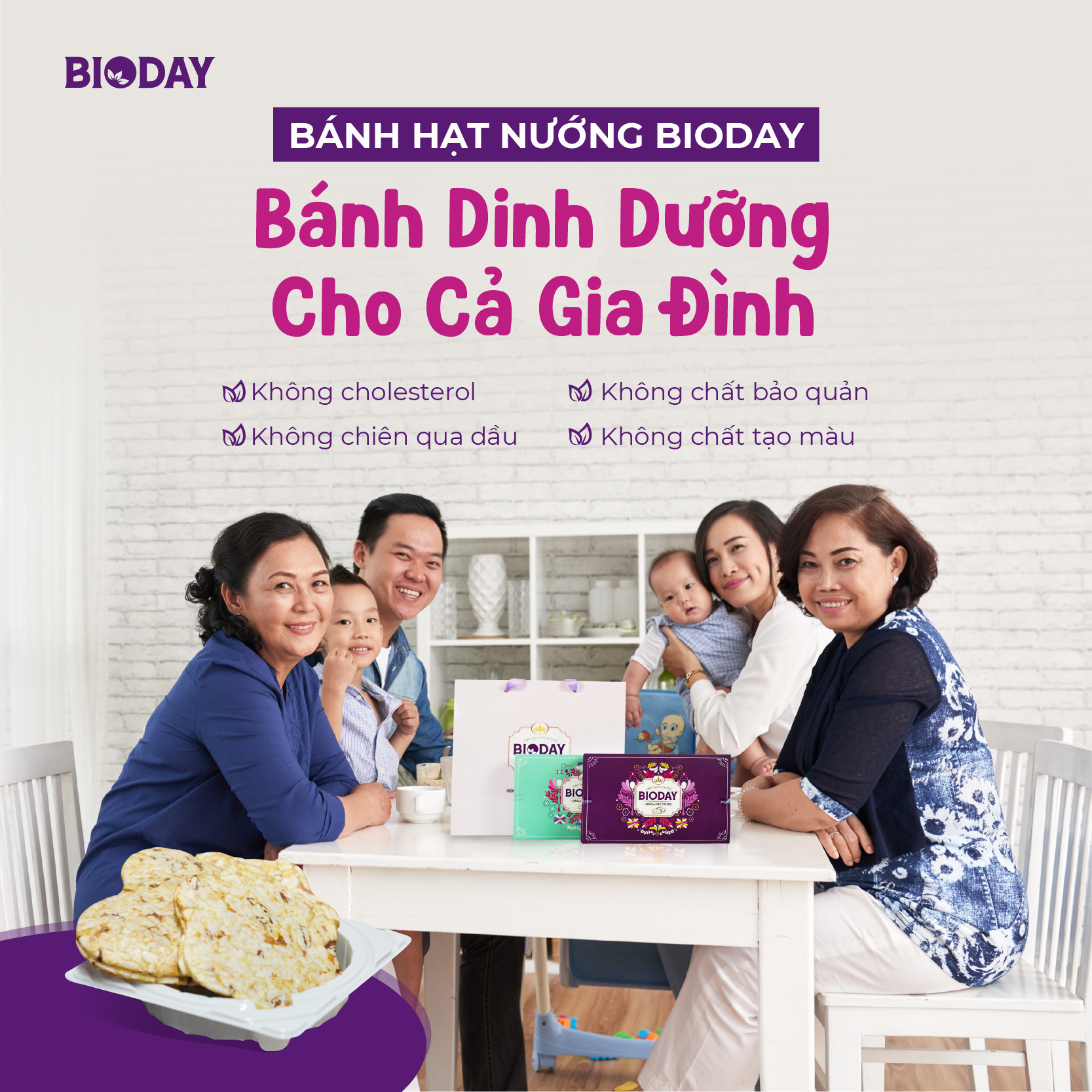 Bánh khuyên dùng cho cả gia đìn