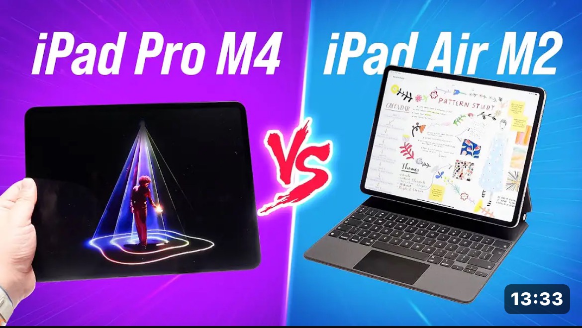 So sánh nhanh iPad Pro M4 vs iPad Air M2: có nhất thiết phải mua Pro?