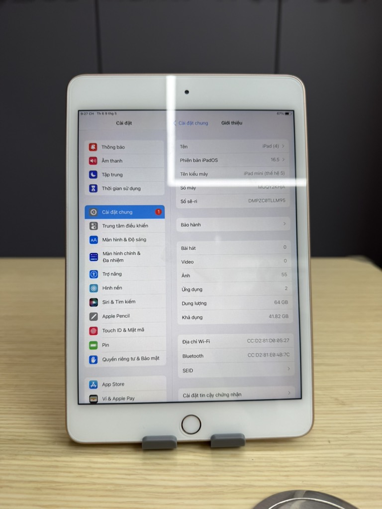 iPad mini 5th 64GB Gold 93%