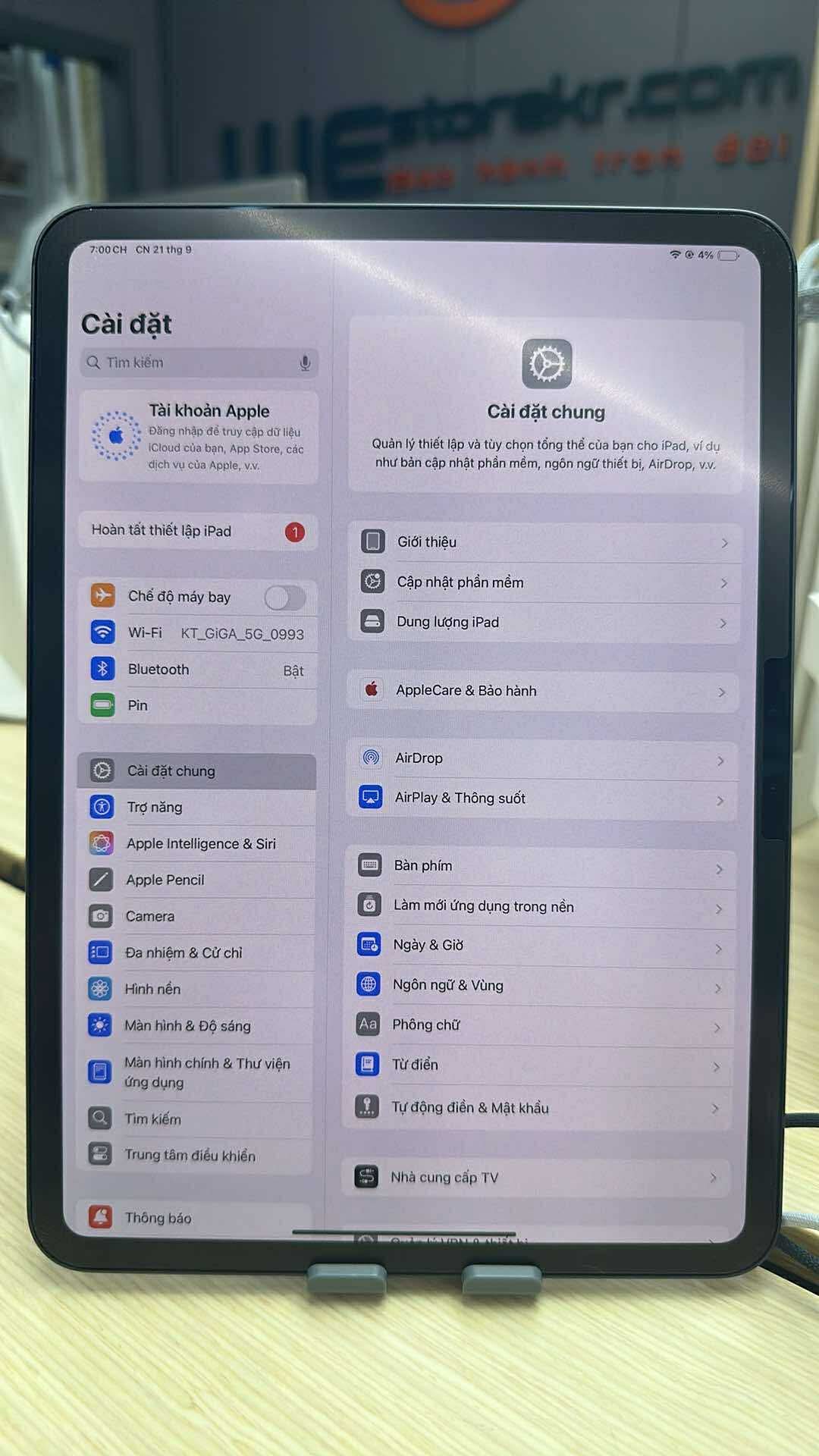 IPAD PRO 11-INCH 256GB Pin 100% Màu Gray