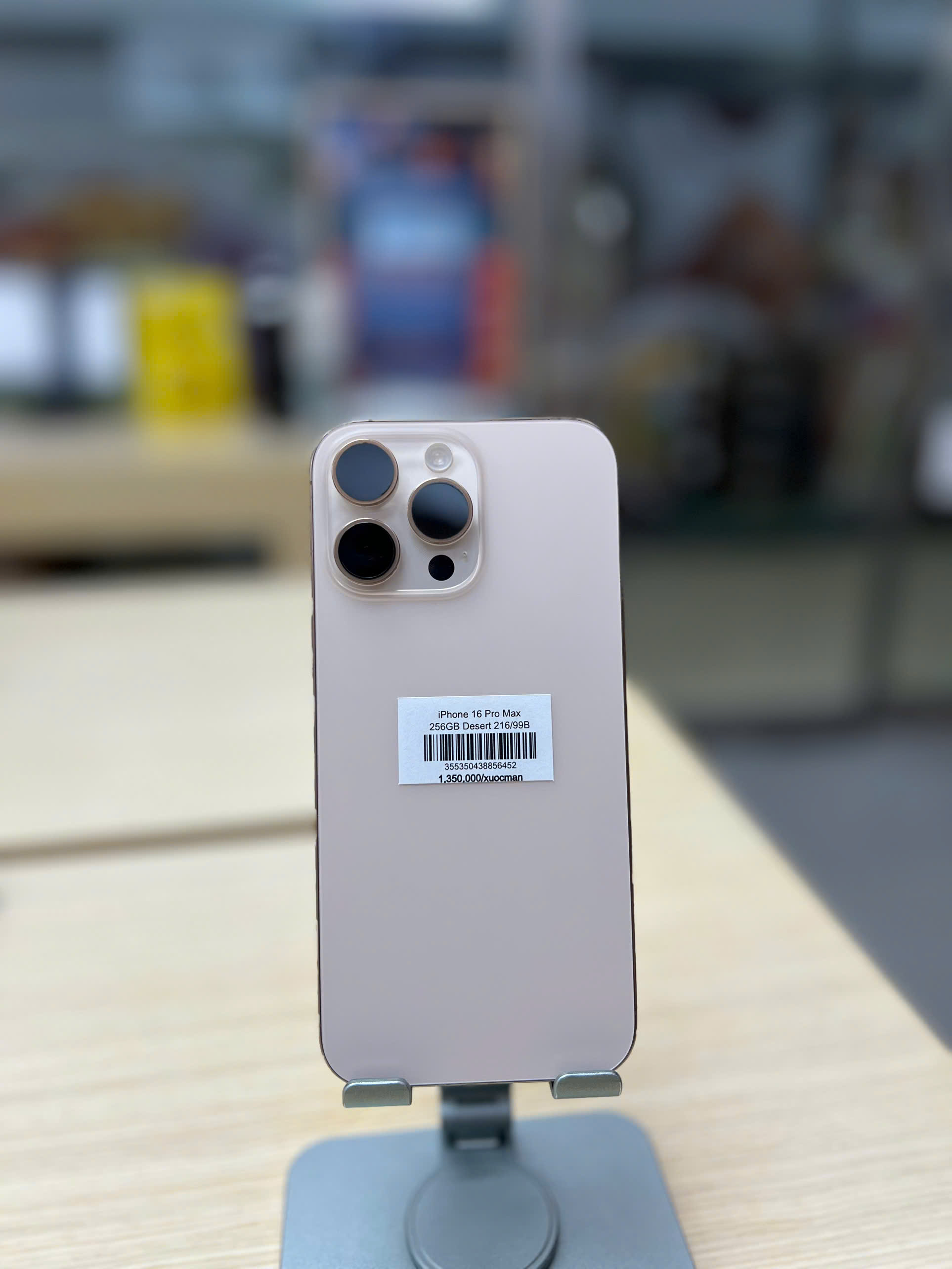 16promax 256gb vàng mạc (Desrert) 216/Pin 99