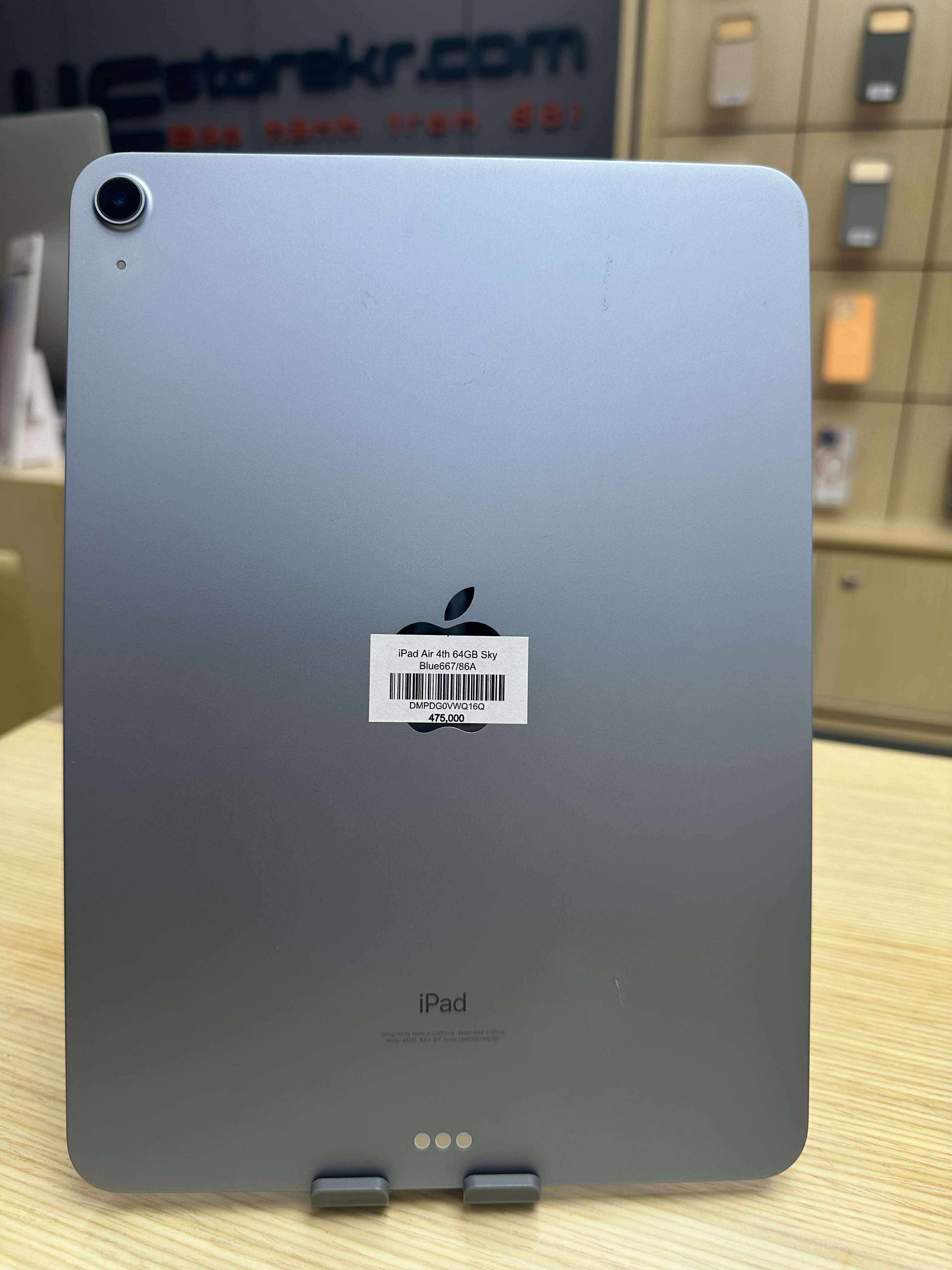 IPAD AIR 4th 64GB pin 86% màu xanh