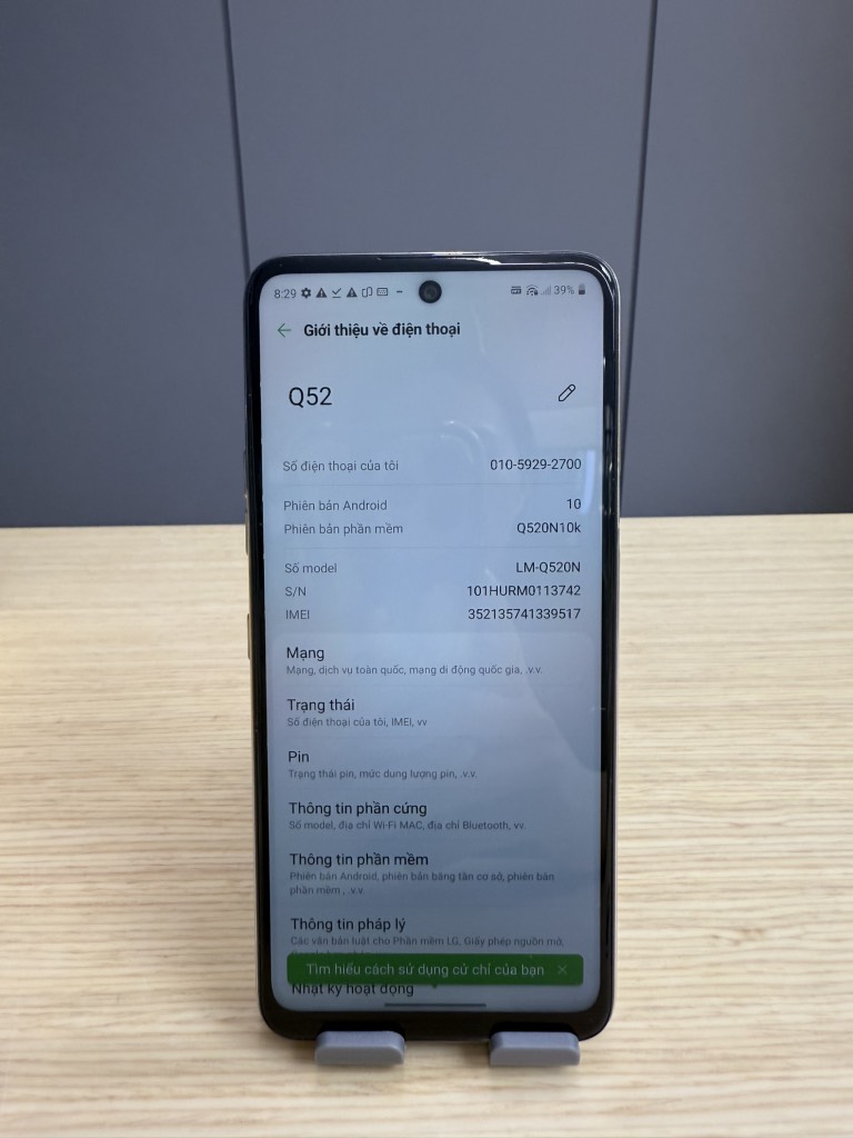 LG Q52 WHITE 64GB a-