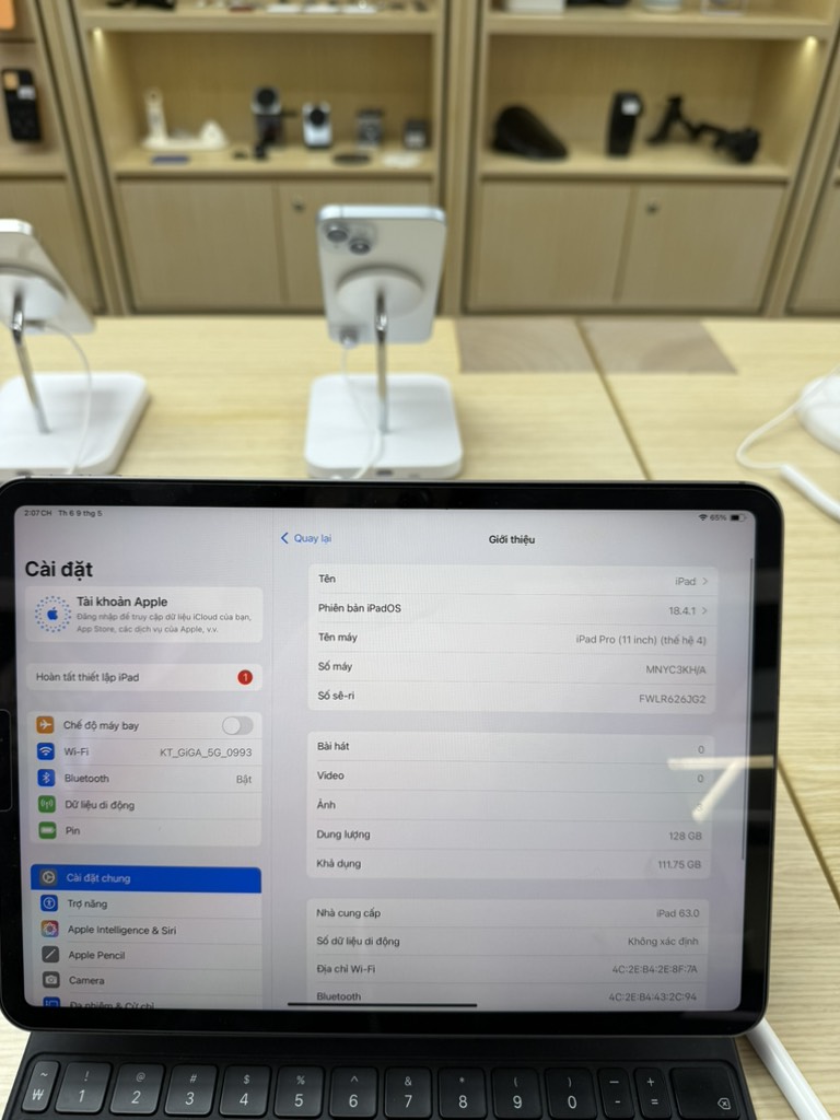 iPad Pro 11-inch M2 128GB Gray 94%