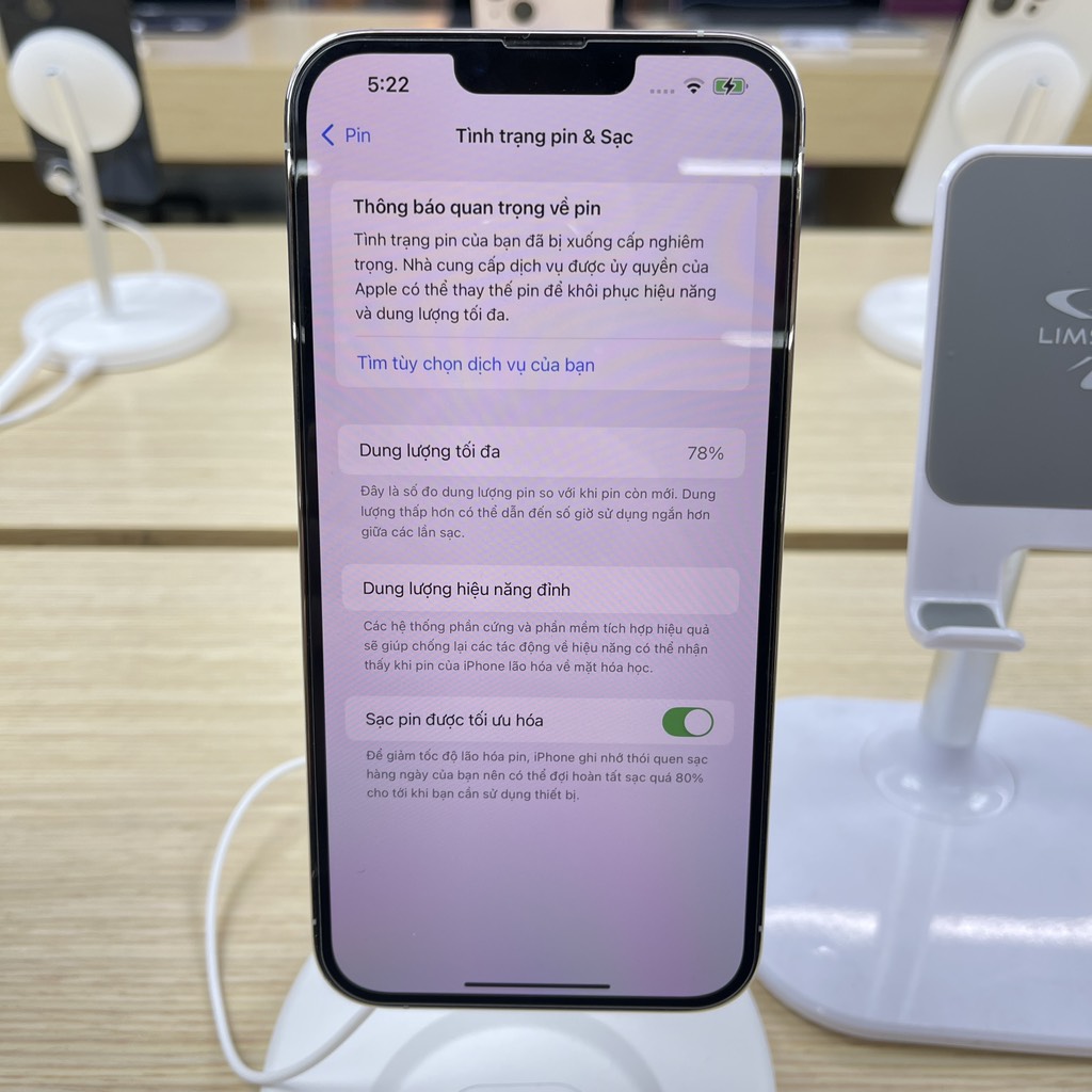 iPhone 13 Pro Max 256GB Silver 78%