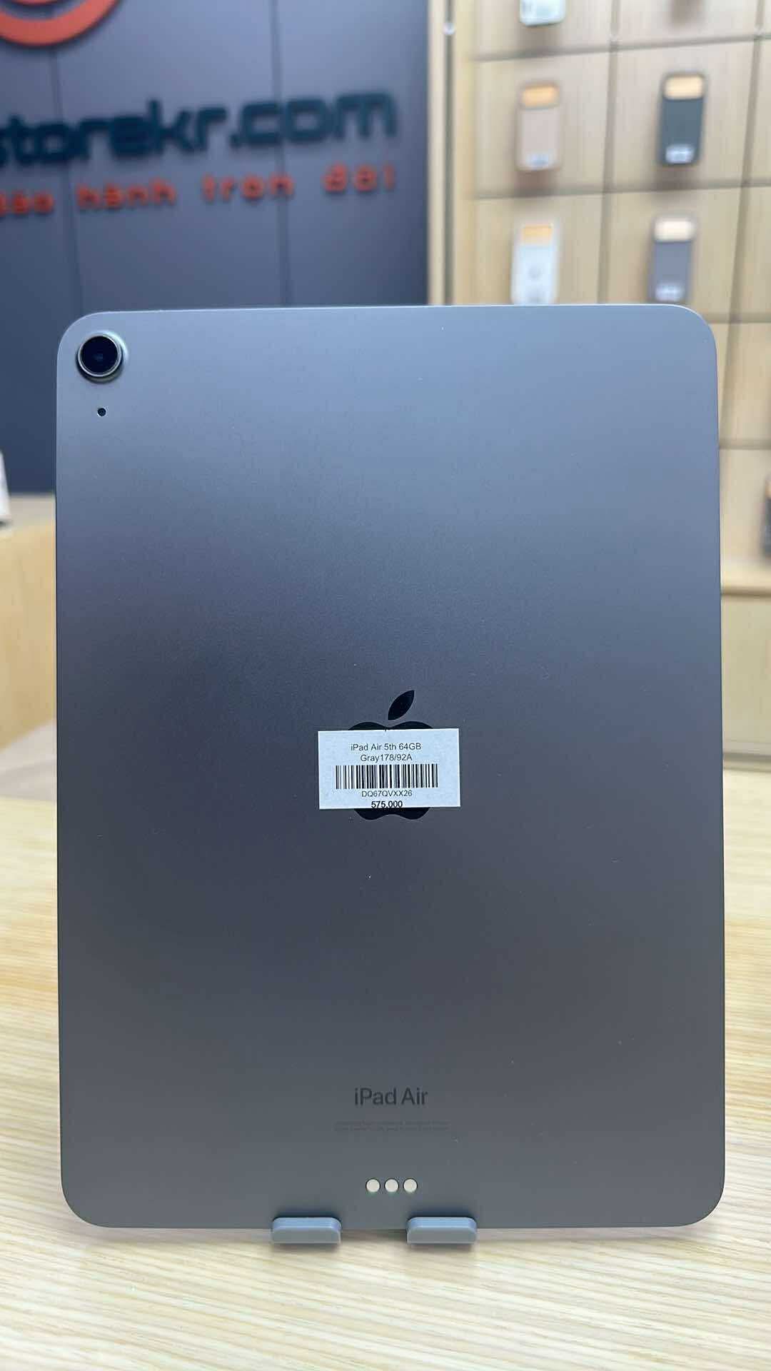 IPAD AIR 5th 64GB Pin 92% Màu Gray