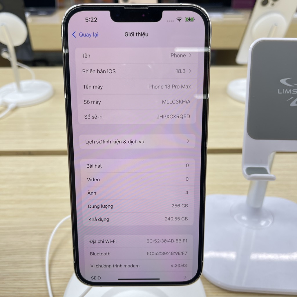 iPhone 13 Pro Max 256GB Silver 78%