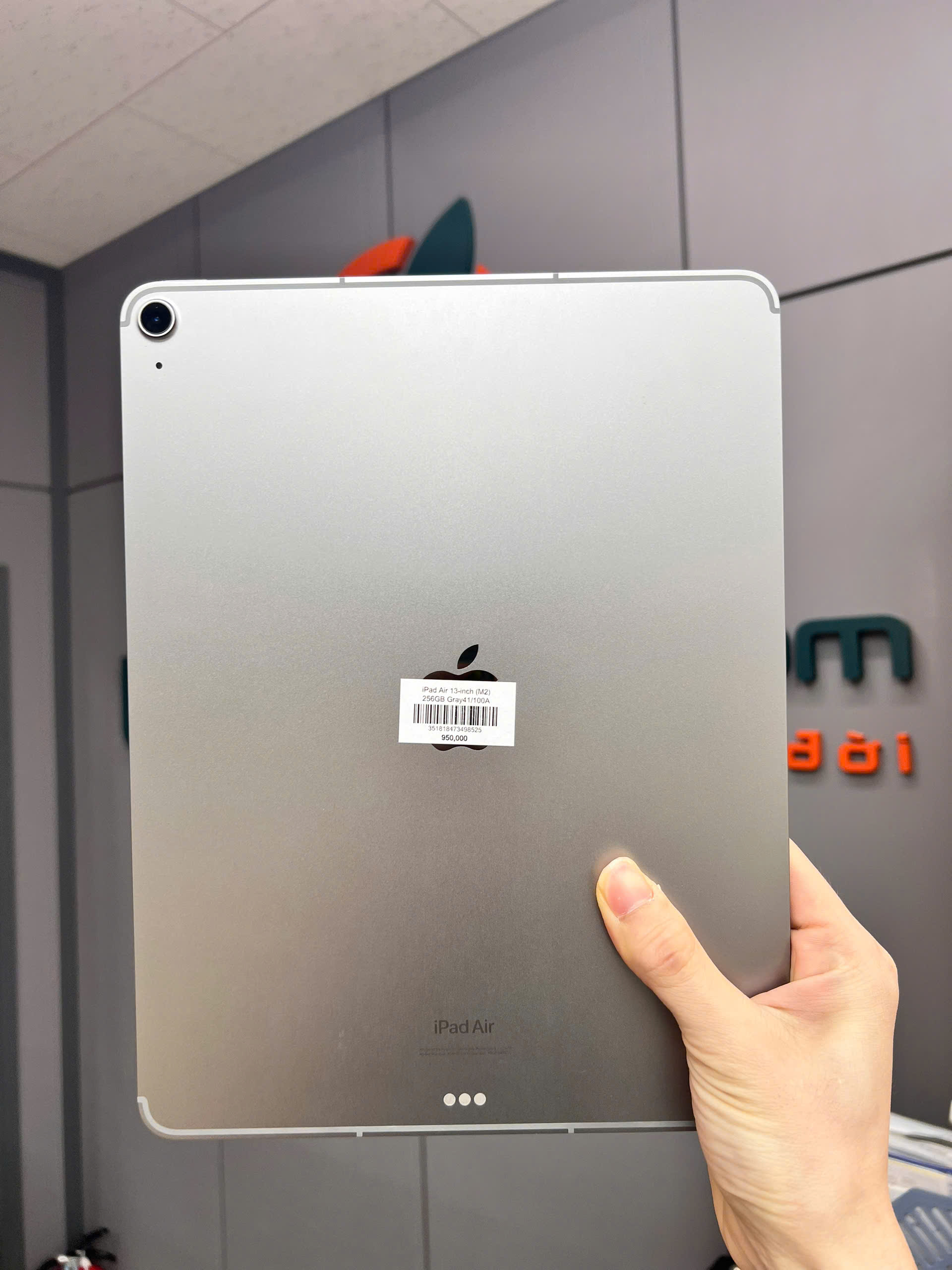 ipad air 13inch (m2) 256gb - gray 41/100