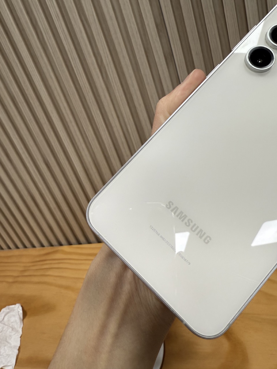 samsung s23 fe white A- 256gb