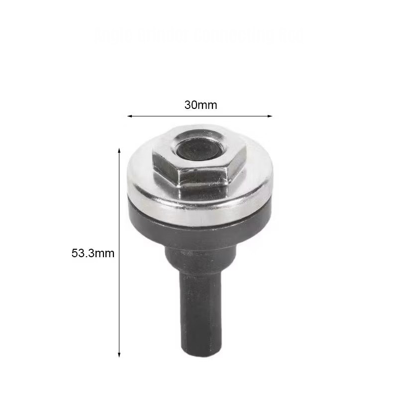 Đầu Chuyển Máy Khoan Thành Máy Mài, Máy Cắt Đa Năng Trục 10mm Ren M10 Dùng Được Cho Máy Khoan Điện Và Khoan Pin