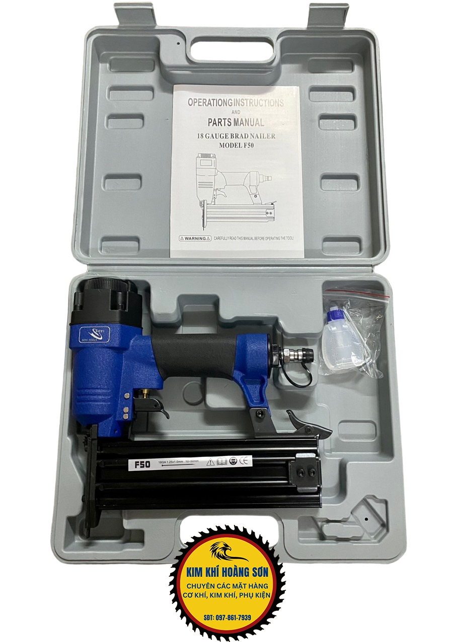 Súng bắn đinh gỗ thẳng F50, Máy bắn ghim hơi SOYI cầm tay tiết kiệm thời gian, chuyên dụng lắp ráp nội thất