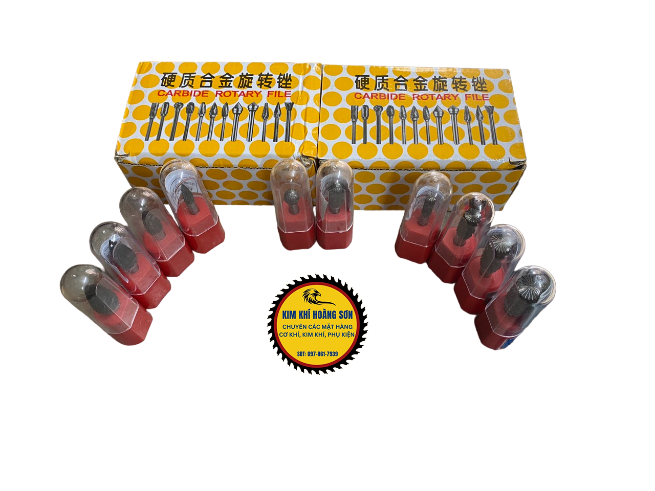 Mũi mài khắc kim loại trục 6mm đường kính đầu mũi từ 6 - 16mm, Mũi doa gỗ, nhựa, nhôm, inox siêu bền