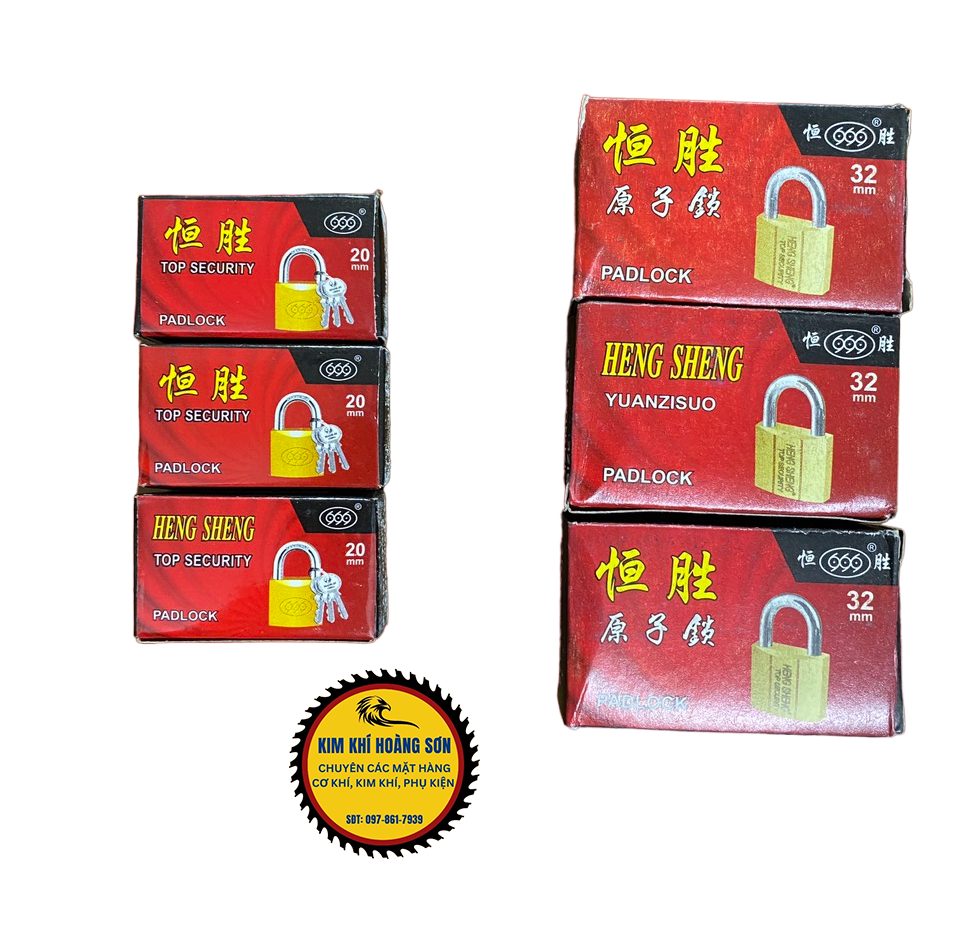 Ổ khoá bấm vali mini Heng Sheng bằng đồng thau kích thước 20-25-32mm nhỏ gọn, siêu bền, chắc chắn