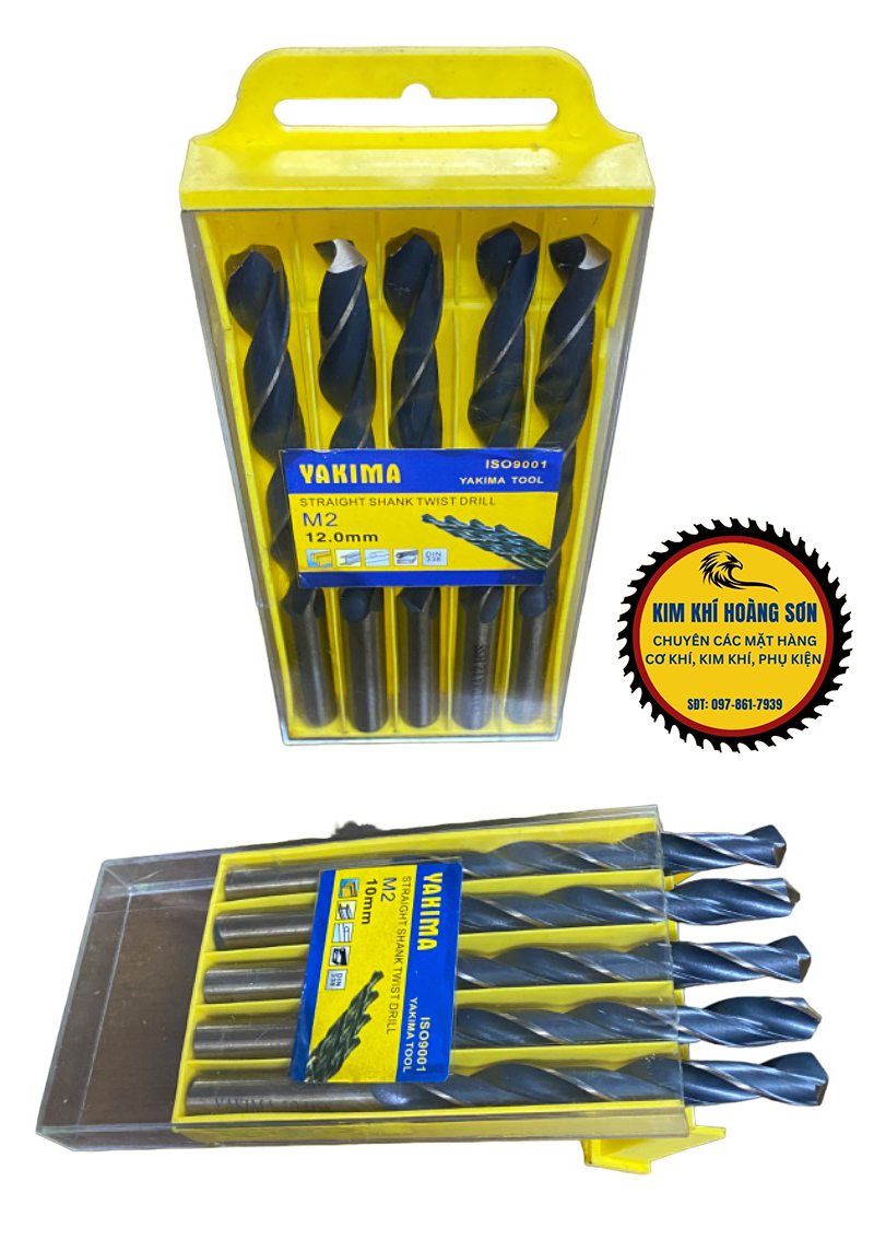 Mũi khoan inox mỏng YAKIMA mũi khoan sắt gỗ thép HSS đường kính từ 2mm đến 7.5mm, inox dày cần khoan mồi