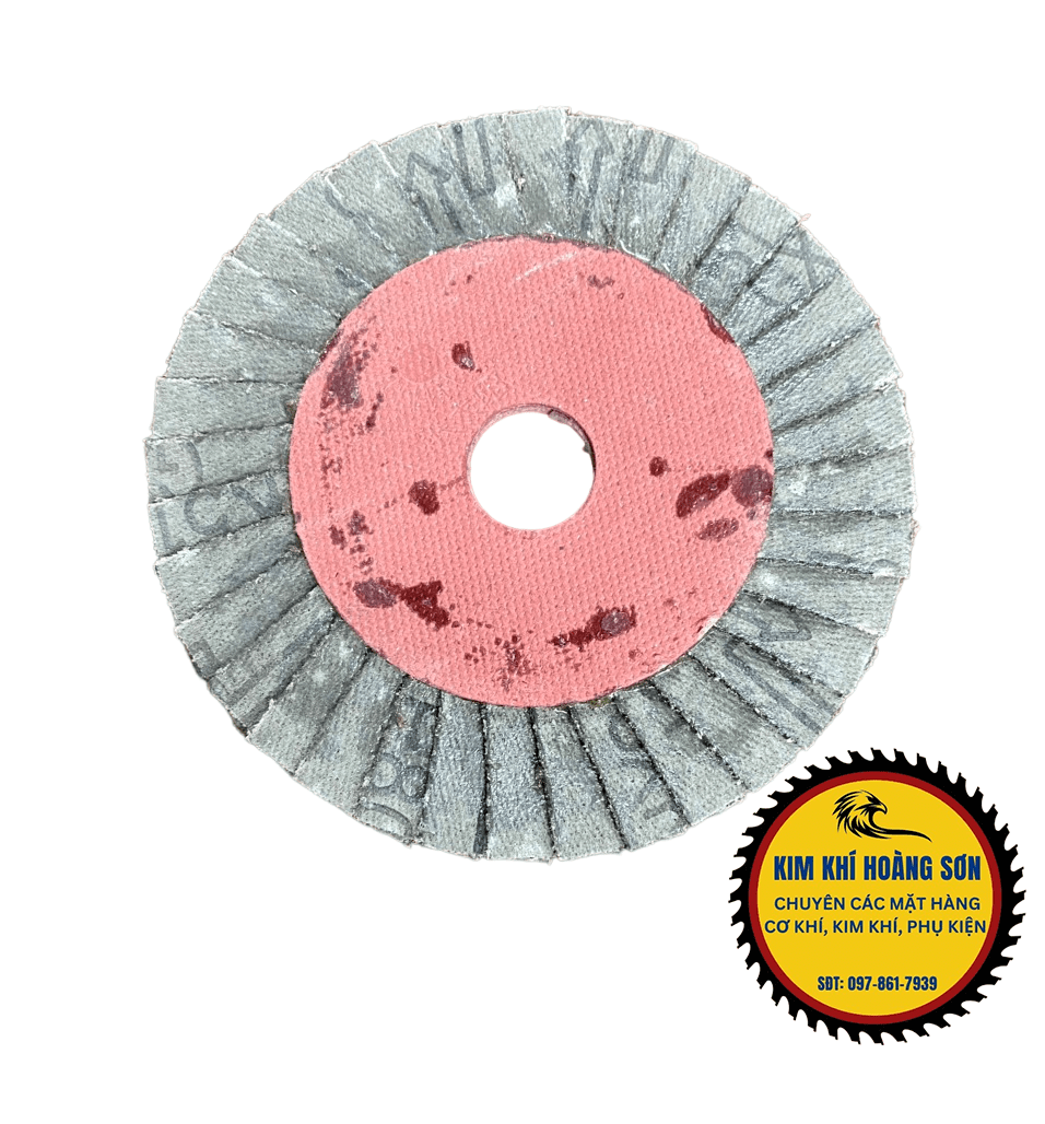 Combo 10 đĩa nhám xếp đường kính 100x16mm độ nhám 80-320 phù hợp đánh bóng thép gang chịu nhiệt tốt