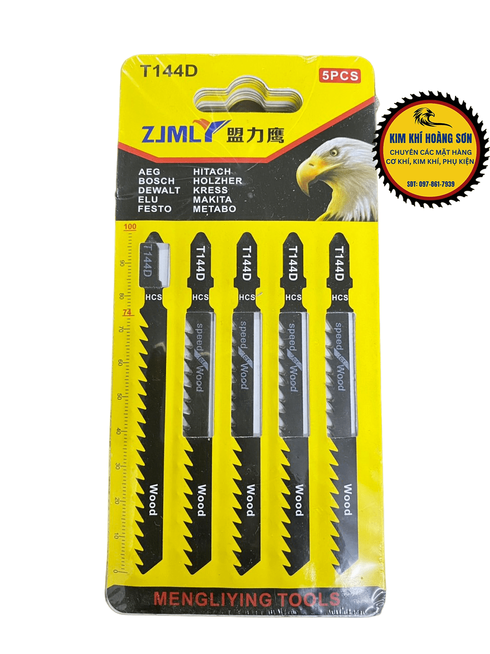 Lưỡi cưa lọng gỗ cưa sọc ZJMLY - FEIBAO 74mm vỉ 5 lưỡi cưa chuyên dụng cắt gỗ mềm, ván ép, sử dụng được cho máy cầm tay