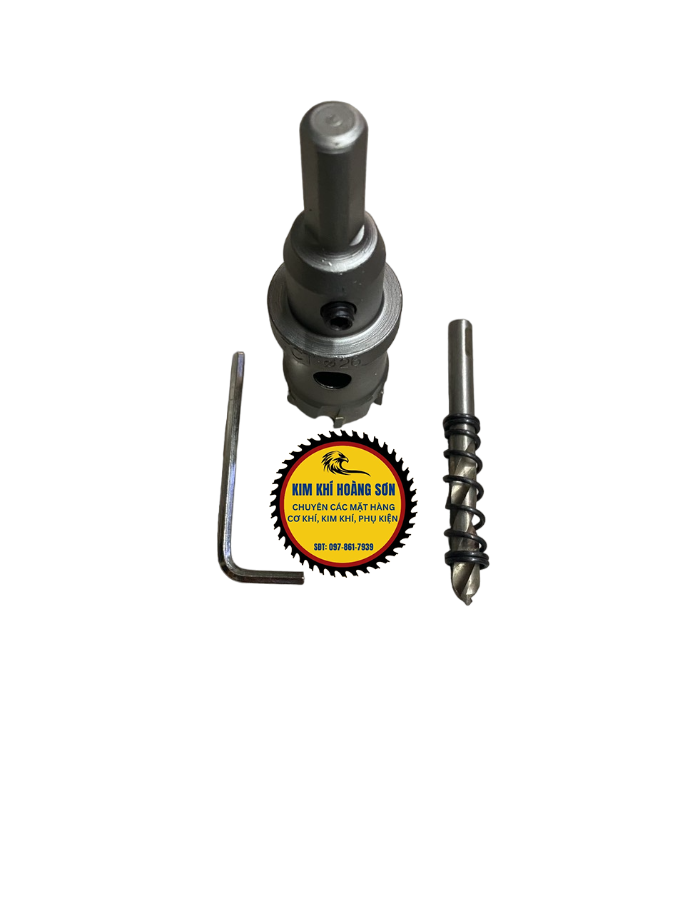 Mũi khoét inox khoan lỗ tròn cao cấp đầu hợp kim ZJMLY 15mm - 35mm, Mũi khoan inox, sắt cao cấp TCT